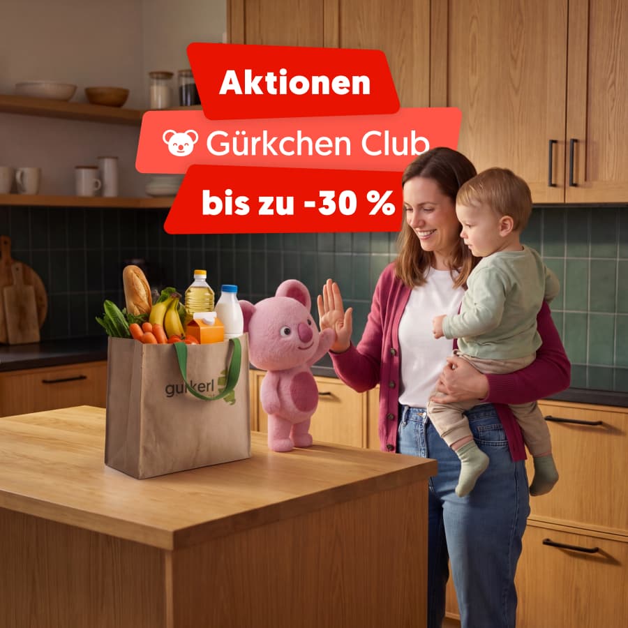 Wöchentliche Rabatte für den Gürkchenclub