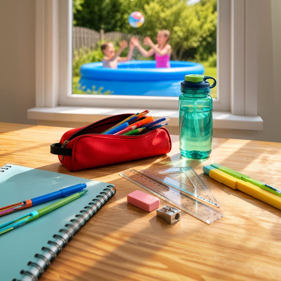 Bis zur Schule ist noch reichlich Zeit, aber…