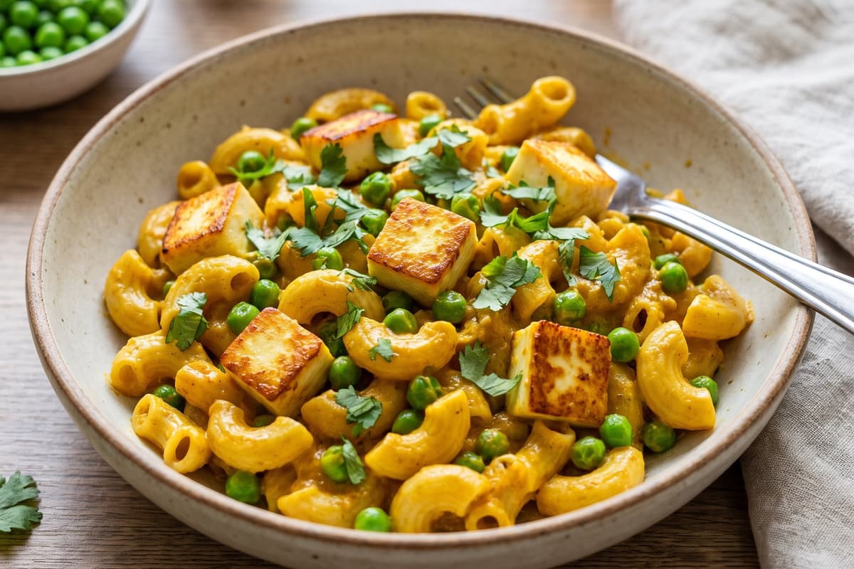 Matar Paneer Pasta