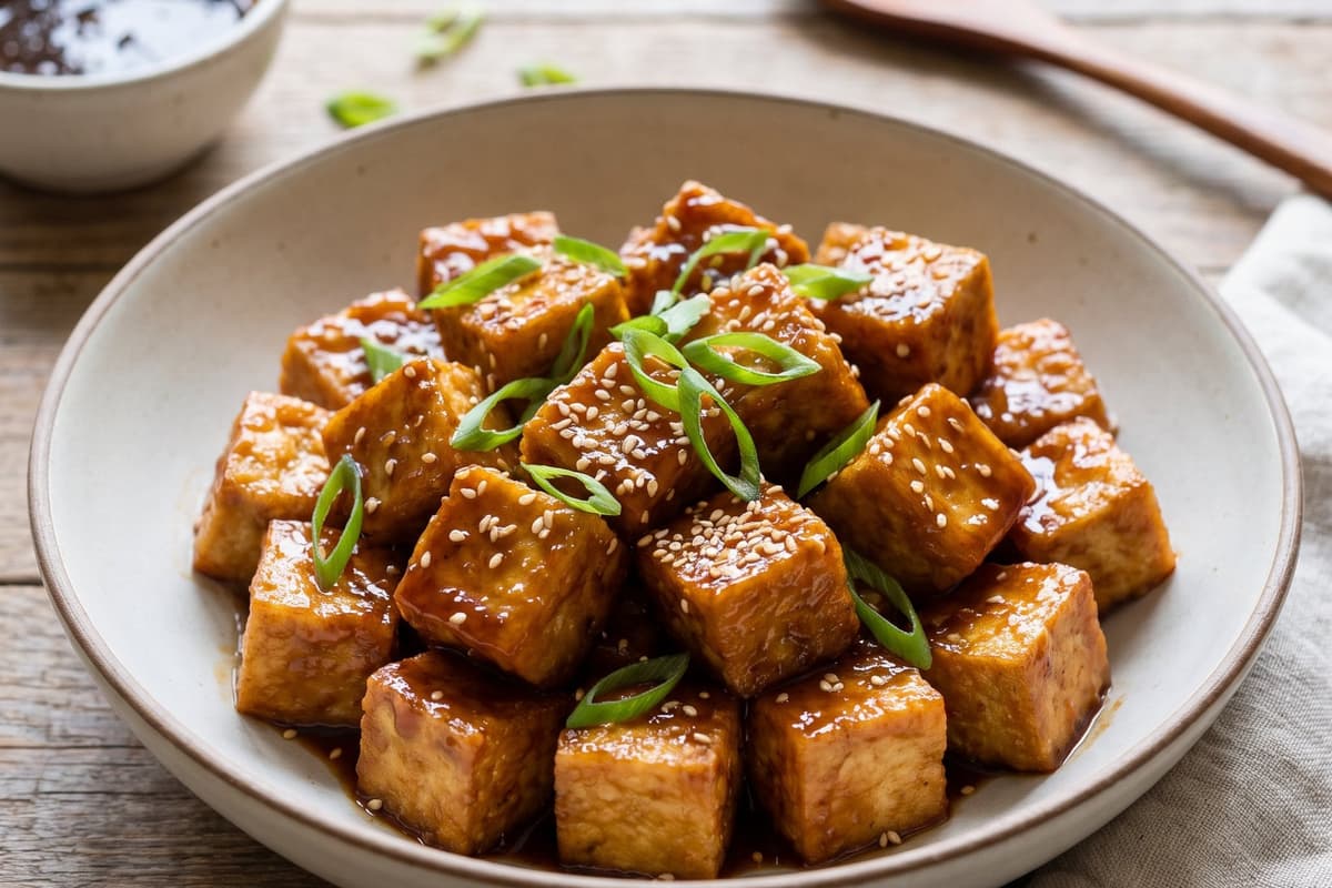 Crispy Sticky Tofu