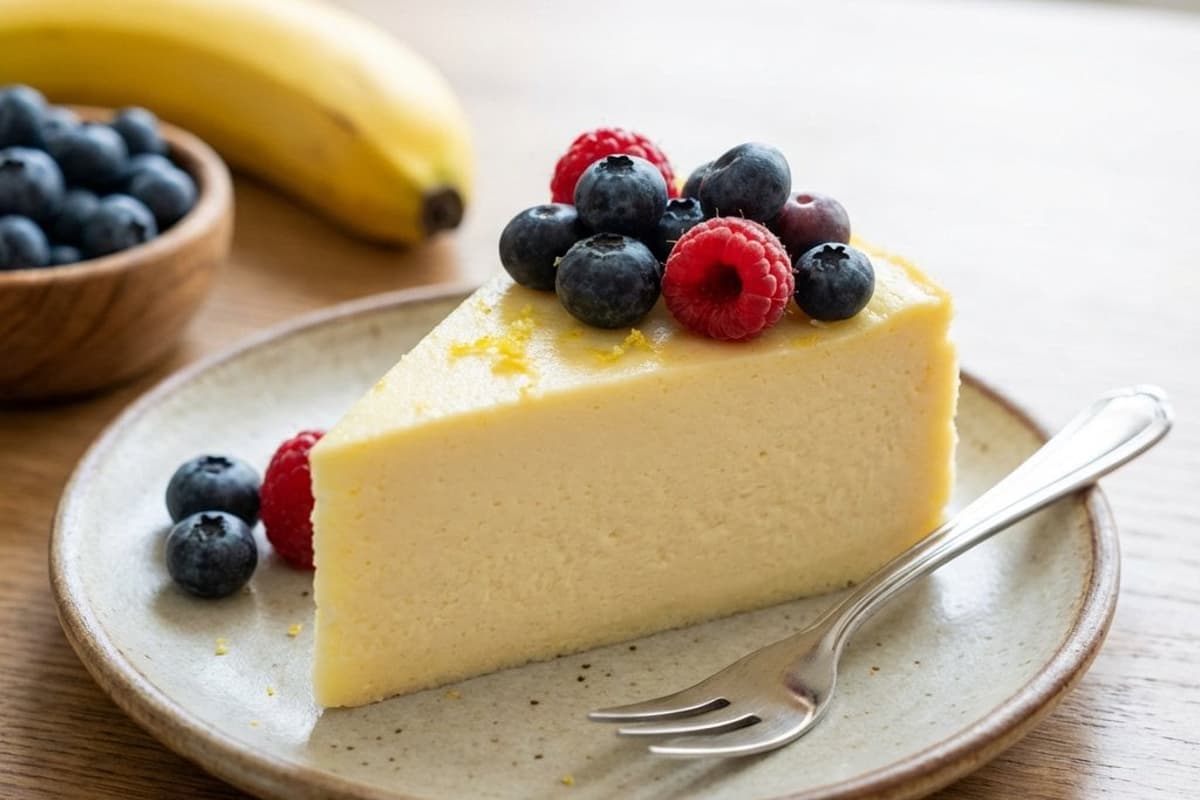 Healthy Quark Cake with Wild Berries