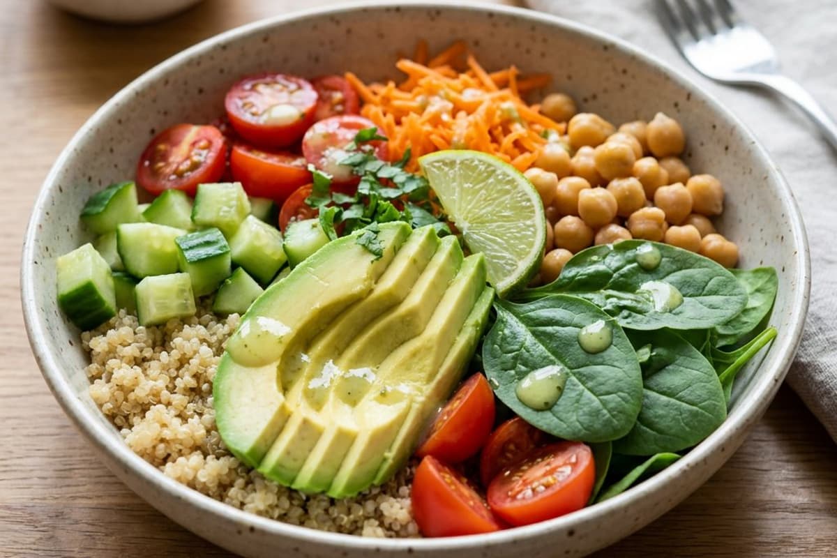 California Grain Bowl with Quinoa & Vegetables