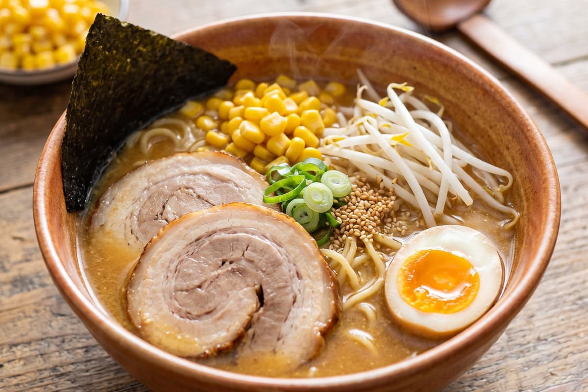 Hausgemachtes Miso-Ramen