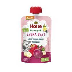 Holle BIO Zebra Beet - Pouchy Apfel, Banane, rote Bete