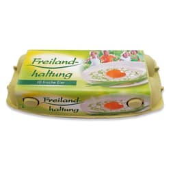 Eier aus Freilandhaltung M 10er