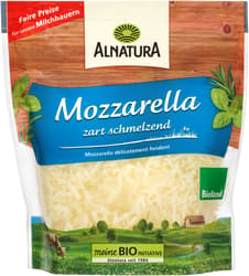 Alnatura BIO Mozzarella gerieben