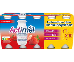 Danone ACTIMEL Joghurt Drink Family Pack Erdbeere 10x100g