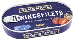 Leg of herring fillets in tomato cream