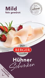 Berger Hühner Schinken geschnitten
