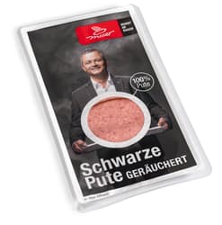 Moser Schwarze Pute geschnitten
