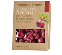 Mamma Emma potato - gnocchi with beetroot
