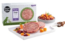 Dinner for Wau BARF Menü Ziege hypoallergen (tiefgekühlt)