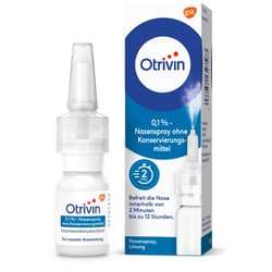 Otrivin 0,1 % - Nasal spray without preservative