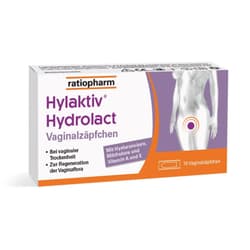 Ratiopharm Hylaktiv hydrolact vaginal suppositories