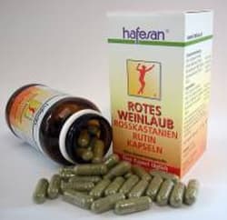 Hafesan Red Vine Leaf + Horse Chestnut + Rutin Capsules
