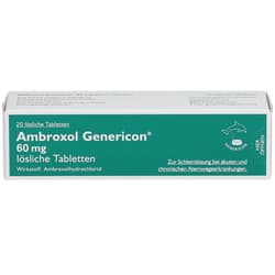 Ambroxol Genericon 60 mg lösliche Tabletten