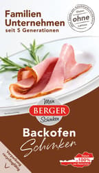 Berger Backofen Schinken geschnitten