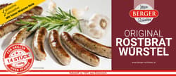Berger Original Rostbratwürstel