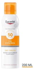 Eucerin Transparent Sun Spray Dry Touch LSF 50+