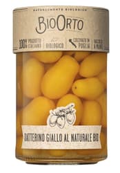 Organic Orto Yellow Datterini Tomatoes in Water