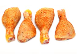 Steirerhuhn Drumsticks seasoned