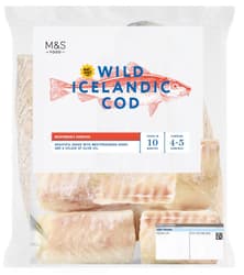 Marks & Spencer 4 Wild Icelandic Cod Fillets (tiefgekühlt)