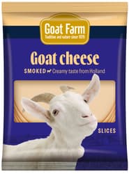 Goat Farm Ziegenkäse in Scheiben geräuchert