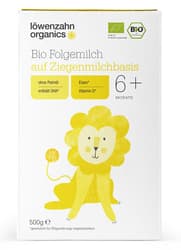 Löwenzahn Organics BIO Folgemilch 6+ Monate Ziegenmilch