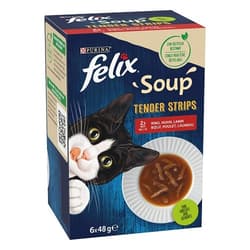 FELIX Soup Tender Stripes Country Flavours (6x48g)