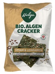 Helga BIO Algae Crackers Sesame & Linseed