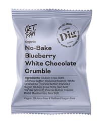 DIG ORGANIC No-Bake Blueberry White Chocolate Crumble