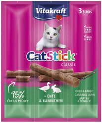 Vitakraft Cat-Stick mini duck & rabbit