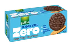 Gullón Digestive wholemeal biscuits coated with chocolate sugar-free