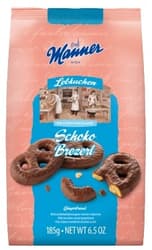 Manner Lebkuchen Brezerl Milchschokolade