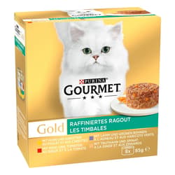 GOURMET Gold Refined ragout with meat variations (8x85g)
