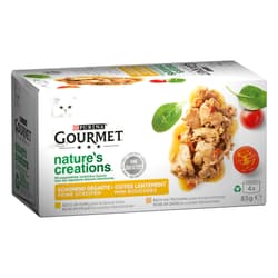 GOURMET Nature's Creation Chicken & Turkey (4x85g)