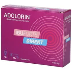 Adolorin Ibuforte Direkt Suspension 400 MG 12 Stück