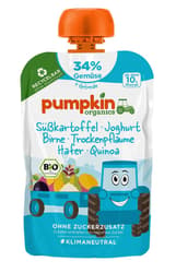 Pumpkin Organics BIO Quetschie mit Süßkartoffel, Joghurt, Trockenpflaume, Hafer