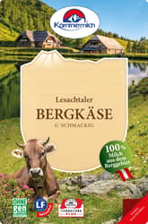 Kärntnermilch Lesachtaler mountain cheese in slices
