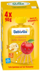 Bebivita Quetschbeutel´Kinder-Spaß Frucht und Getreide Vollkorn in Apfel-Banane