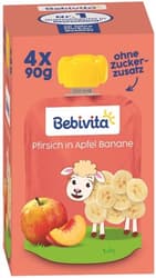 Bebivita Quetschbeutel Frucht Apfel-Banane-Pfirsich