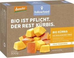 followfood BIO Kürbis Würfel (tiefgekühlt)