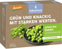 followfood BIO Junge-Erbsen (tiefgekühlt)