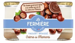 La Fermiere cremig-gerührter Joghurt auf Maronen 2x160g
