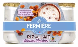 La Fermiere Milchreis mit Rum Rosinen 2x160g