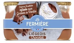 La Fermiere Milchdessert Schokolade 2x120g