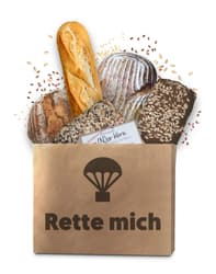"Rette mich" Brot Sackerl
