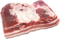 BIO Duroc Freilandschwein Bauch mit Schwarte