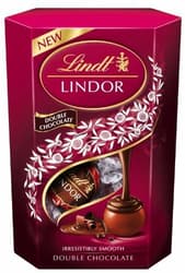 Lindt Lindor Kugeln Double Chocolate im kleinen Cornet