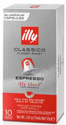 illy Classico capsules Nespresso Original compatible